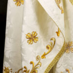 Chasuble liturgique brodée Jésus Miséricordieux