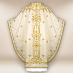 Chasuble liturgique brodée Jésus Miséricordieux