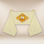 Voile huméral brodé Agneau de Dieu