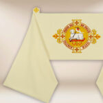 Voile huméral brodé Agneau de Dieu