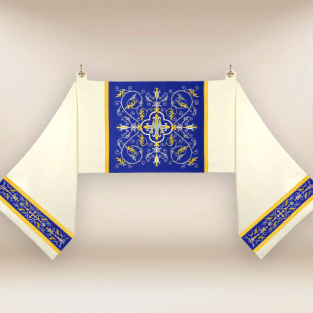Voile huméral marial brodé