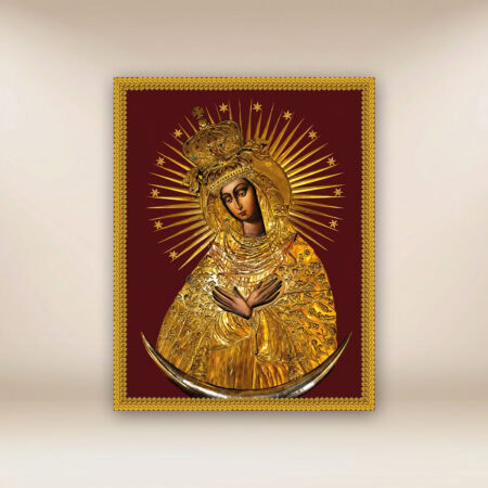 Image religieuse sur tissu Notre-Dame d'Ostrobramska