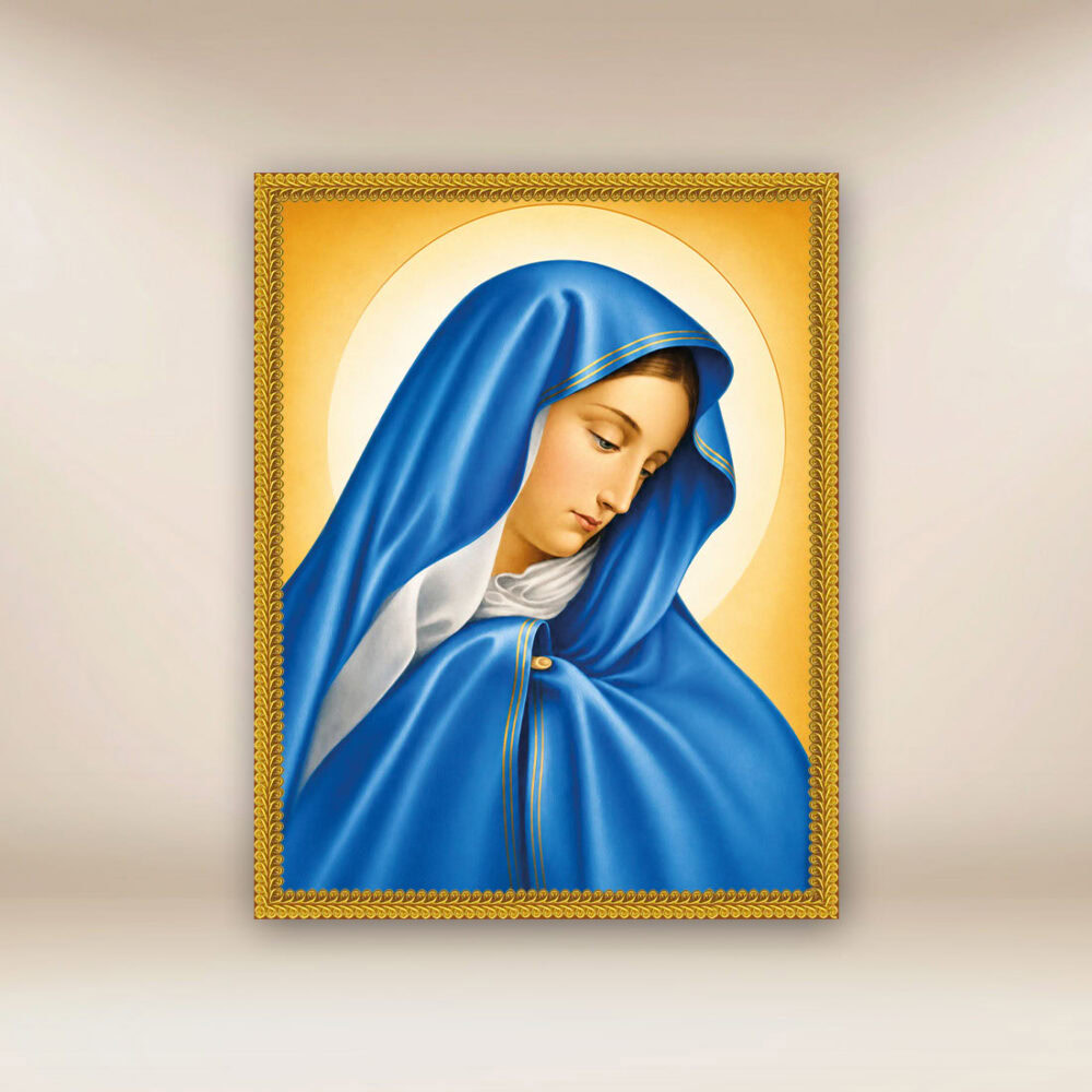 Image religieuse sur tissu Notre-Dame des Douleurs