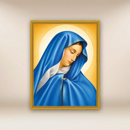 Image religieuse sur tissu Notre-Dame des Douleurs