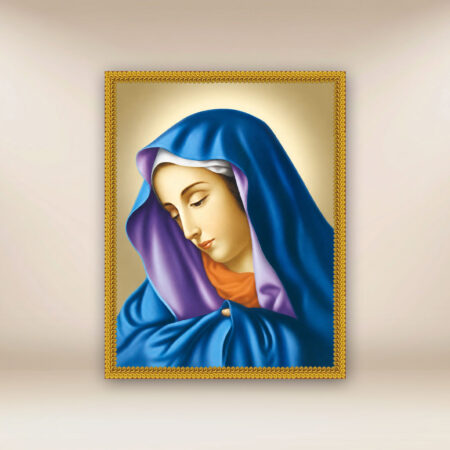 Image religieuse sur tissu Notre-Dame des Douleurs