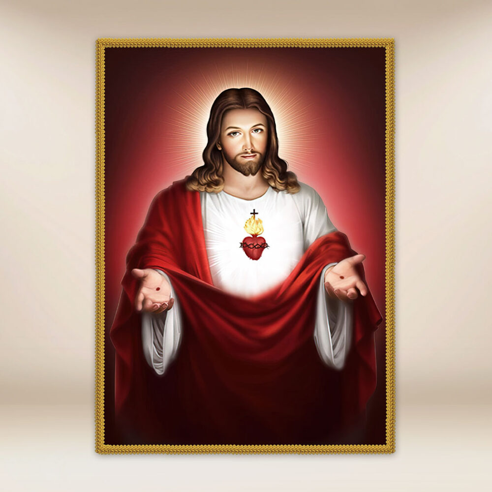 Grande décoration liturgique Cœur de Jésus