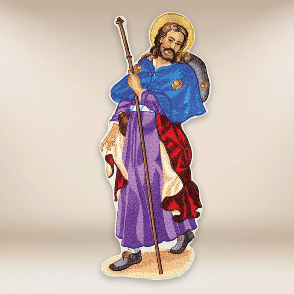 application brodée Saint Jacques