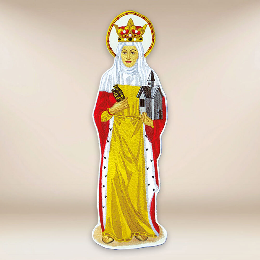 Application brodée Sainte Hedwige Application brodée Sainte Hedwige