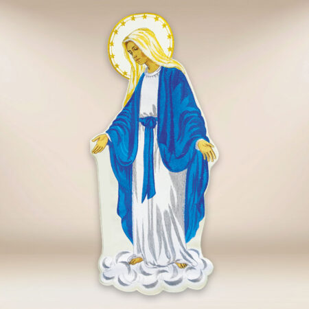 Application brodée Mère de Dieu Immaculée