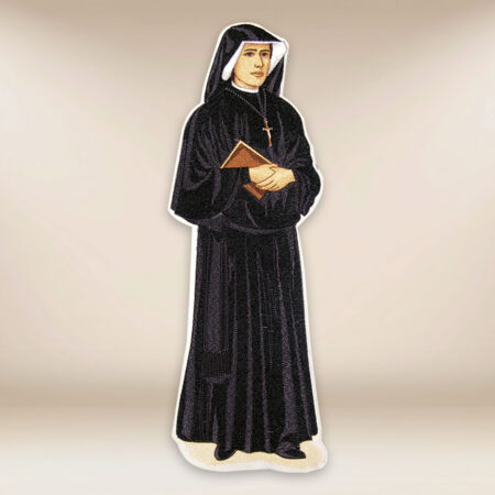 Application brodée Sainte Faustine