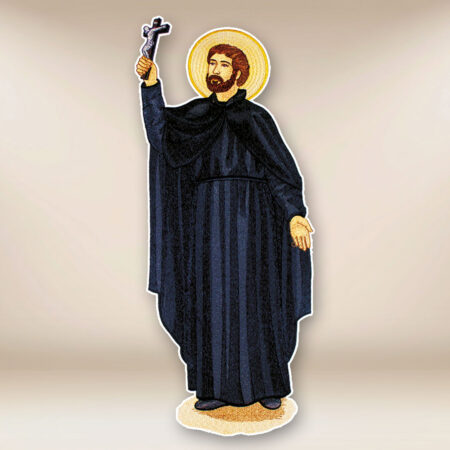 Application brodée Saint François-Xavier