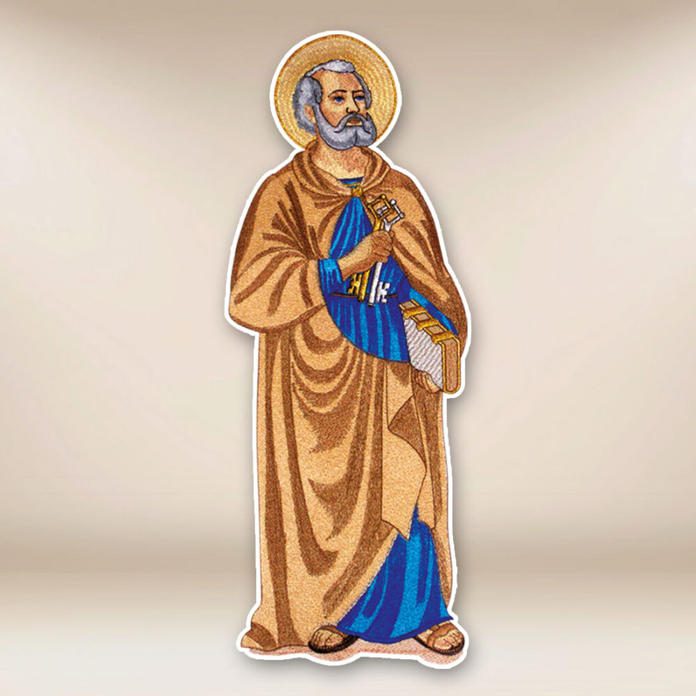 Application brodée Saint Pierre