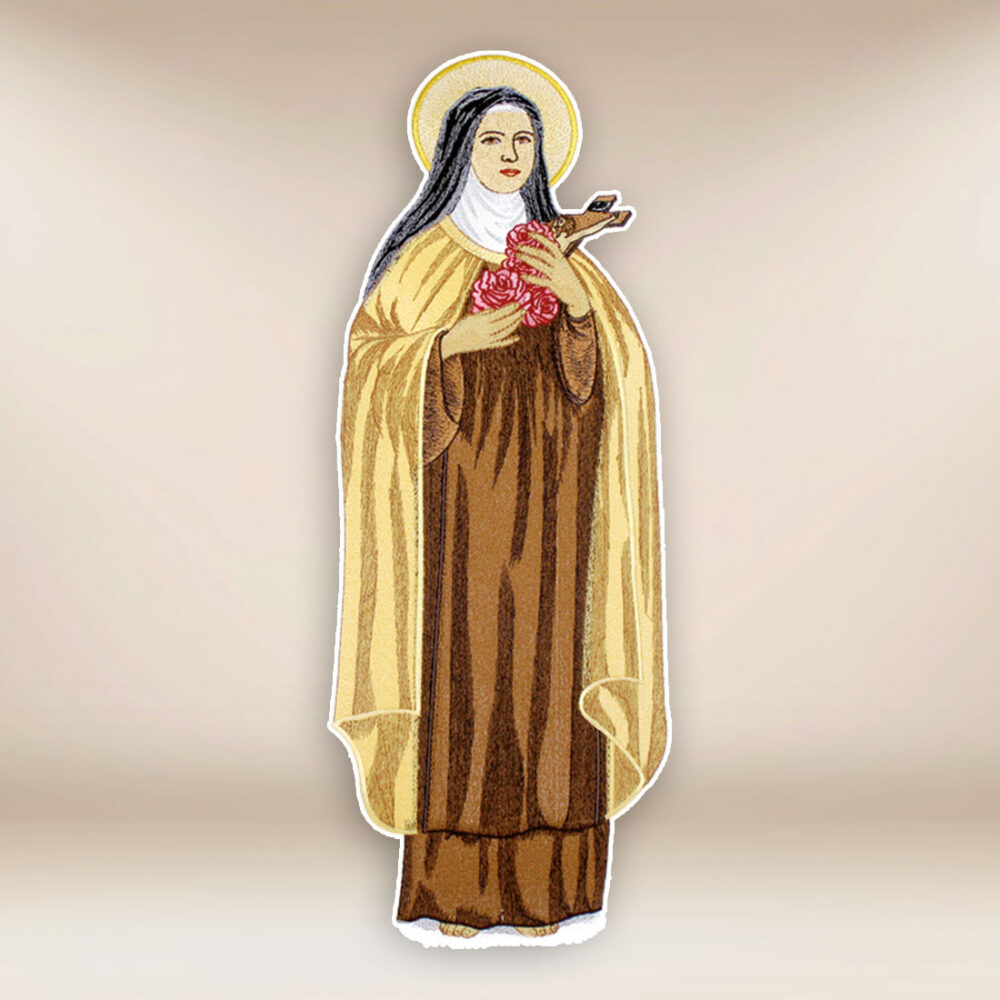 Application brodée Sainte Thérèse Application brodée Sainte Thérèse