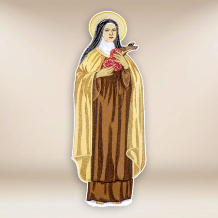 Application brodée Sainte Thérèse