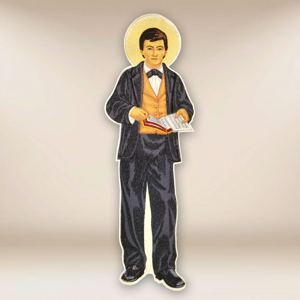 Application brodée Saint Dominique Savio