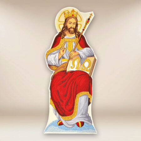 Application brodée Christ Roi