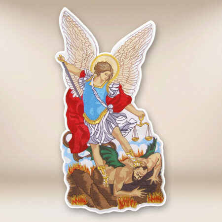 application brodée Saint Michel Archange