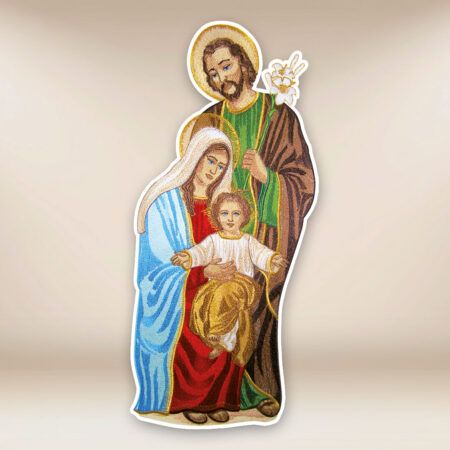 Application Brodée "Sainte Famille"