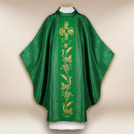 Chasuble avec ceinture brodée
