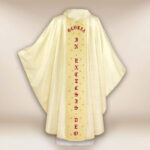 Chasuble brodée pour Noël