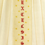Chasuble brodée pour Noël
