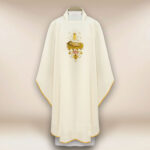 Chasuble brodée festive