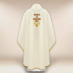Chasuble brodée festive