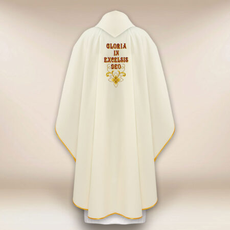 Chasuble brodée festive