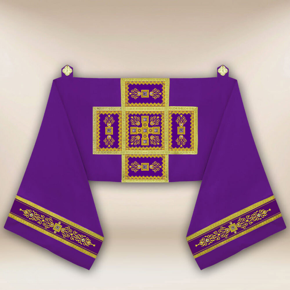 Voile huméral avec broderie de croix