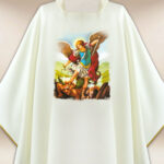 Chasuble avec l'image de Michel Archange