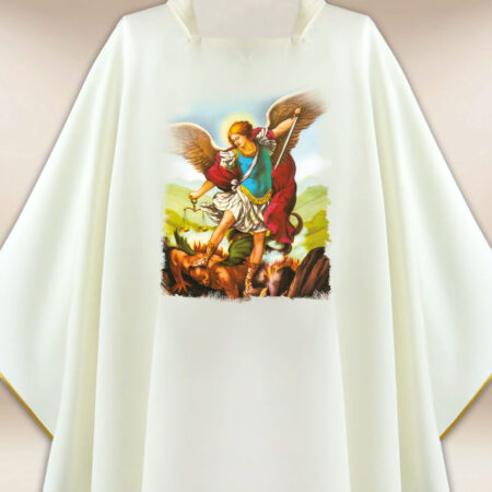 Chasuble avec l'image de Michel Archange