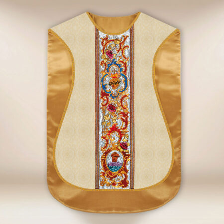 Chasuble romaine réplique Jésus sur la Croix
