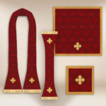 Chasuble romaine réplique Cœur de Jésus