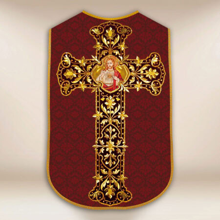 Chasuble romaine réplique Cœur de Jésus