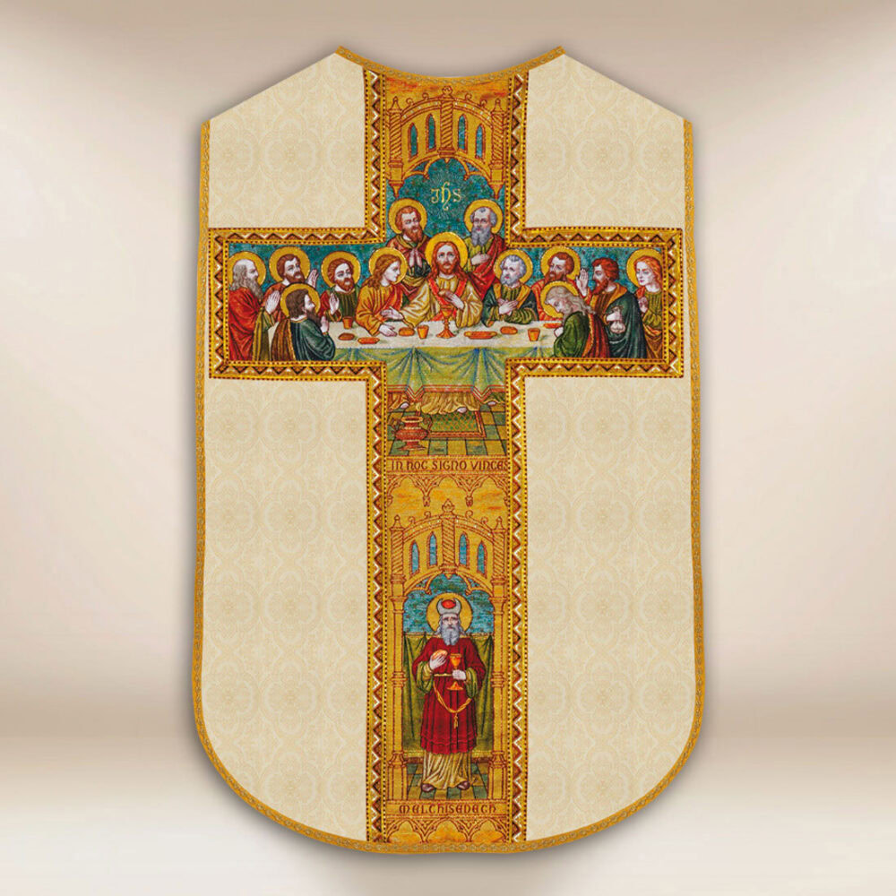 Chasuble romaine réplique de la Dernière Cène