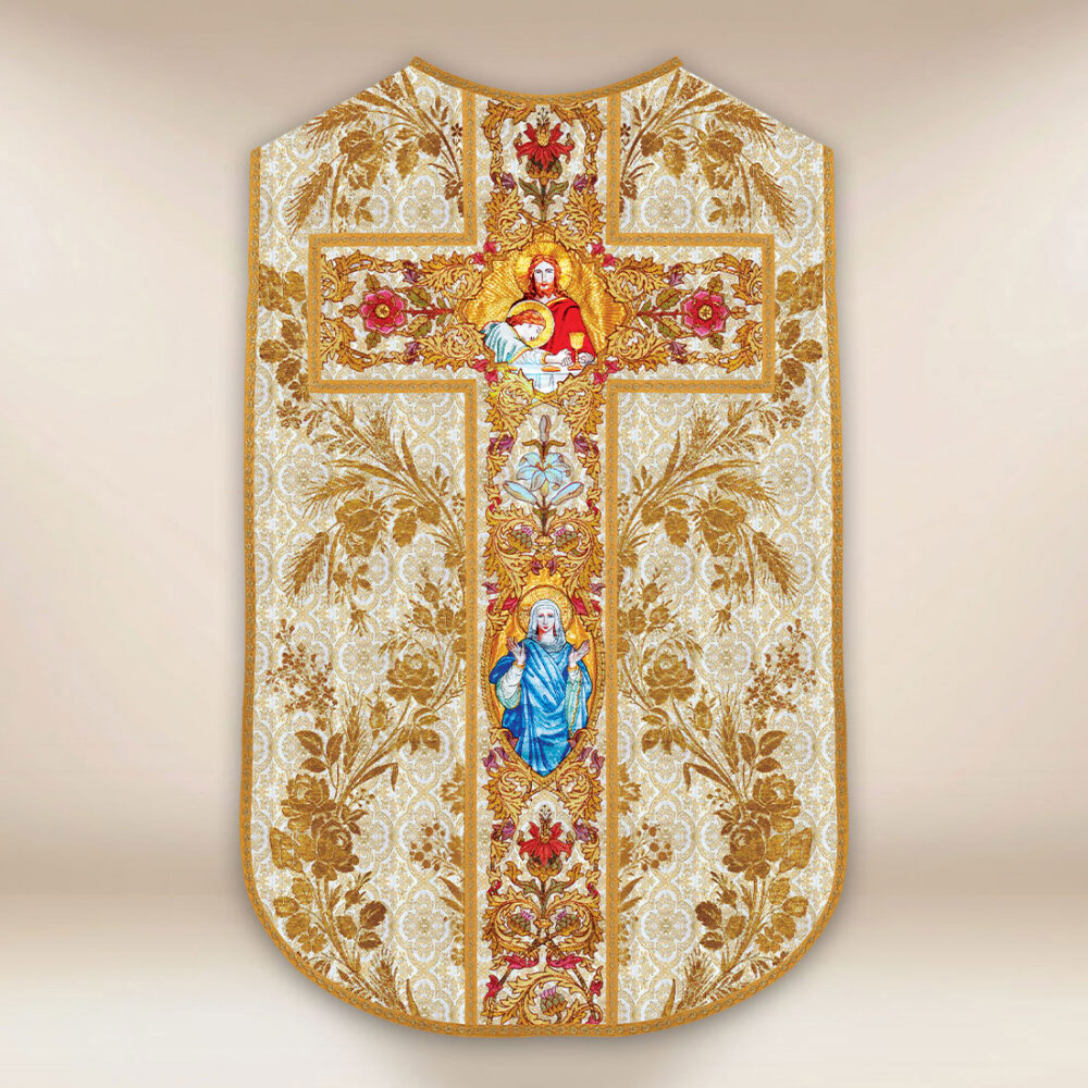 Chasuble romaine réplique avec images