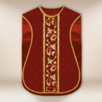 Chasuble romaine réplique rouge IHS