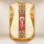 Chasuble romaine réplique écru La Dernière Cène