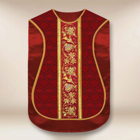 Chasuble romaine réplique rouge IHS