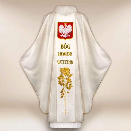 Chasuble brodée Patriotique