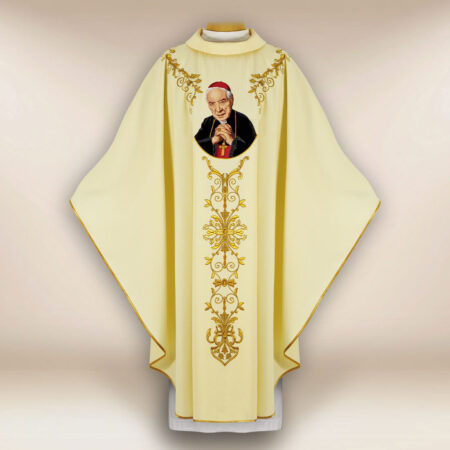 Chasuble brodée Primat du Millénaire Stefan Wyszyński