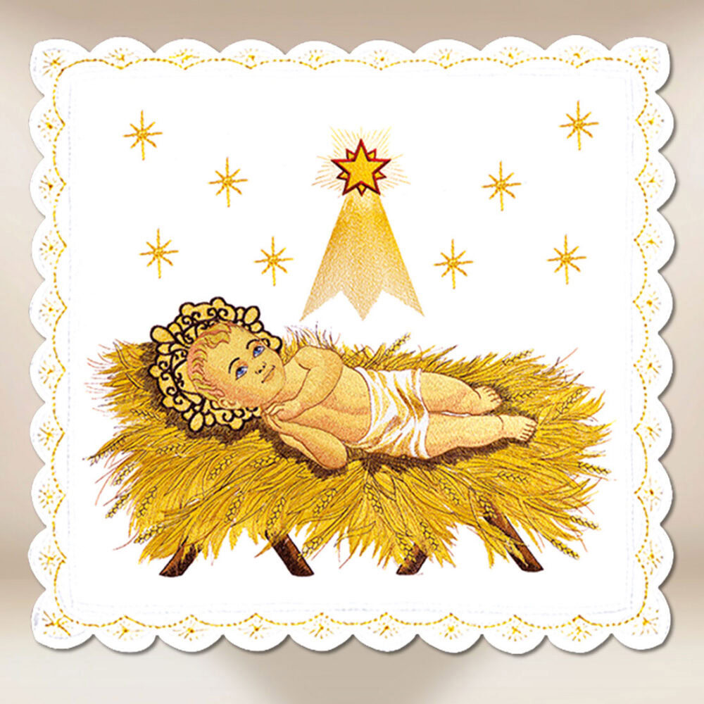 Pale brodée pour Noël