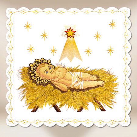 Pale brodée pour Noël