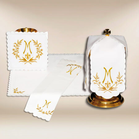 Ensemble de linge de calice Ave Maria