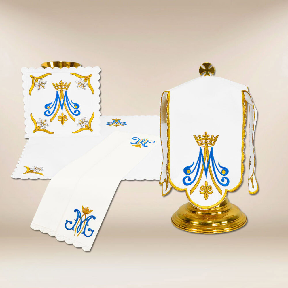 Ensemble de linge de calice Maryjny