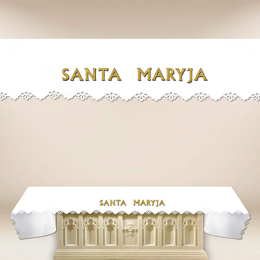 Nappe d’autel imprimée "Santa Maryja"