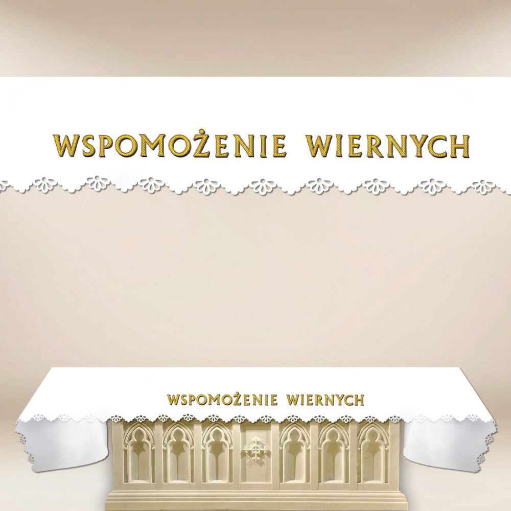 Nappe d’autel imprimée au laser « Wspomożenie Wiernych »