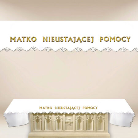 nappe d’autel ajourée