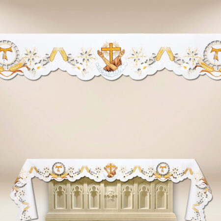 Nappe brodée Franciscain
