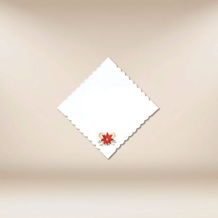 serviette brodée liturgique